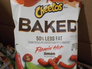 lot 278 image: 3 Cases Cheetos Baked Flamin Hot Li...