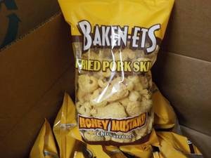 lot 285 image: 3 cases Baken-ets Fried Pork Skins...