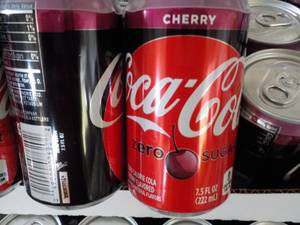 lot 324 image: 2 Cases - Coca Cola Cherry Zero Sug...