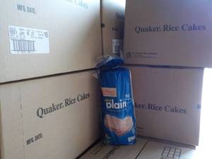lot 331 image: 4 Cases Quaker Rice Cakes past best...
