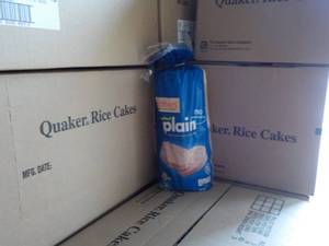 lot 332 image: 4 Cases Quaker Rice Cakes past best...