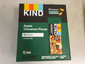 lot 339 image: 12 Bars KIND Apple Cinnamon Pecan P...