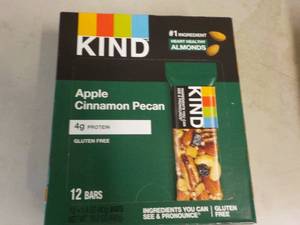 lot 342 image: 12 Bars KIND Apple Cinnamon Pecan P...