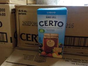 lot 350 image: 2 Cases 16- 6 oz Sure Jell Certo Li...