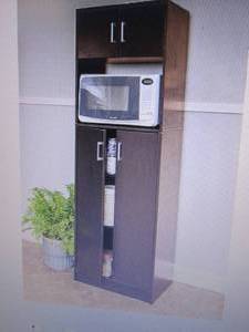 lot 12 image: OneSpace Lillian Microwave Pantry o...