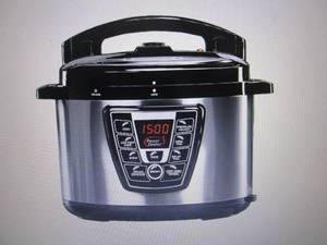 lot 33 image: Power Pressure Cooker XL 10-Qt. wit...