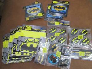 lot 46 image: Bat Man Party Supplies...