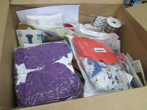 lot 56 image: Box of Assorted Party Supplies...