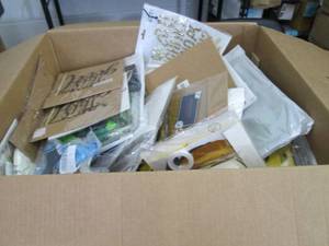 lot 71 image: Box of Assorted Party Supplies...