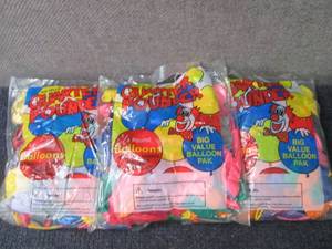 lot 78 image: 3- Assorted Color Latex Balloons, 1...