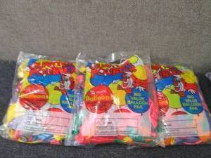 lot 80 image: 3- Assorted Color Latex Balloons, 1...
