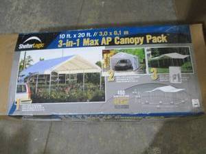lot 115 image: ShelterLogic Max AP 10 x 20 3-in-...