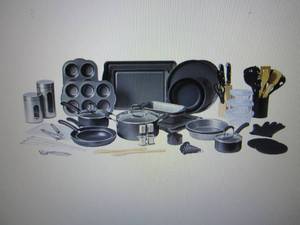 lot 122 image: 72-Pc. Kitchen in a Box open box Re...