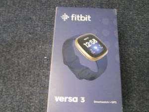 lot 137 image: Fitbit Versa 3 Smartwatch  Midnig...