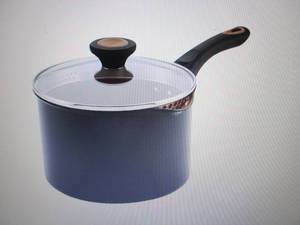 lot 154 image: Farberware Glide 3-Qt. Copper Ceram...