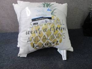 lot 171 image: 2 - NWT Mainstays 17x17 inch Throw ...