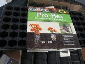 lot 182 image: 6 Ferry Morse Pro-Hex 72 Cell Seed ...