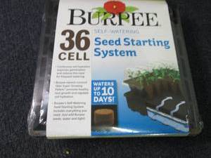 lot 184 image: 8 Burpee 36 Cell SelfWatering Seed ...