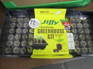 lot 186 image: 3 Jiffy Seed Starting Greenhouse Ki...