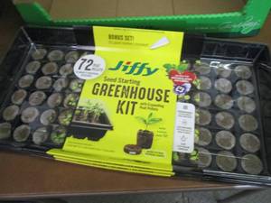 lot 187 image: 3 Jiffy Seed Starting Greenhouse Ki...