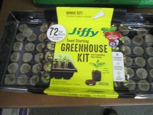 lot 188 image: 3 Jiffy Seed Starting Greenhouse Ki...