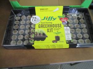 lot 189 image: 3 Jiffy Seed Starting Greenhouse Ki...