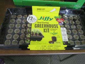 lot 190 image: 3 Jiffy Seed Starting Greenhouse Ki...