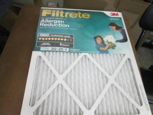 lot 204 image: 4- 3M Filtrete 20x25x1 inch Filters...