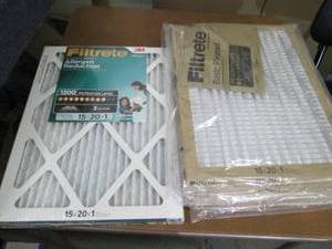 lot 208 image: 2- 3M Filtrete 15x20x1 inch Filters...