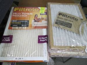 lot 209 image: 2- 3M Filtrete 116x24x1 inch Filter...