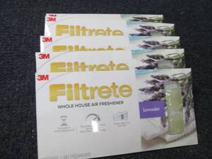 lot 214 image: 5- 3M Filtrete Lavender Whole Air F...