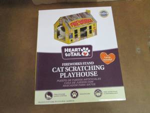 lot 240 image: Heart to Tail Cat Scratching Playho...