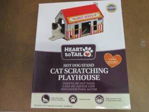 lot 241 image: Heart to Tail Cat Scratching Playho...