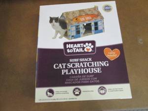 lot 242 image: Heart to Tail Cat Scratching Playho...
