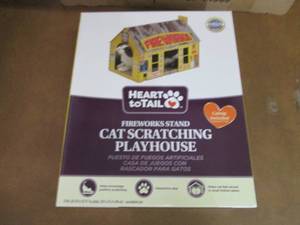 lot 246 image: Heart to Tail Cat Scratching Playho...