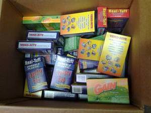 lot 316 image: Box of Vending Laundry Bags, and a ...