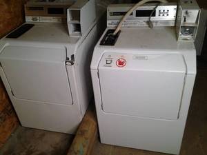 lot 326 image: (2) Maytag Commercial Coin Operated...