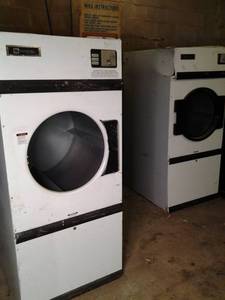 lot 332 image: (2) Maytag Commercial Dryers For Pa...