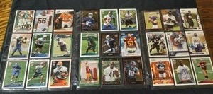 lot 32 image: 3 pages of rookies (see photos)...
