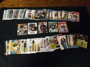 lot 53 image: 60 Rookie Football Cards from 80s ...
