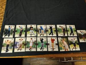 lot 59 image: SP Authentic Golf Cards (see photos...