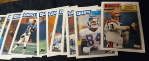 lot 25 image: 1987 Topps Football Cards (see phot...