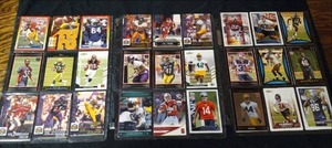 lot 35 image: 3 pages of rookies (see photos)...