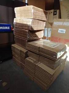 lot 163 image: Shipping Boxes and Cardboard Lot