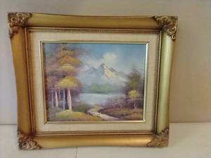 lot 164 image: Framed Oil Painting