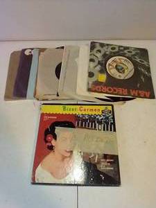 lot 172 image: Stack of 45s Records