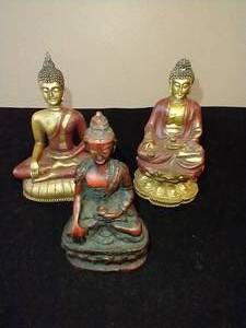 lot 193 image: 3 Buddhas