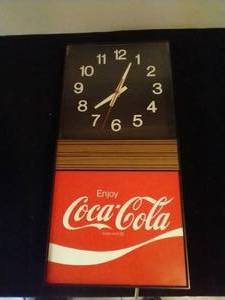 lot 241 image: Vintage Coke Clock