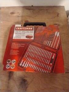 lot 308 image: Craftsman 100 Pc. Drilling & Driving Kit
