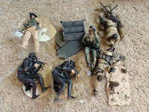 lot 318 image: 6 McFarlane Military Figurines